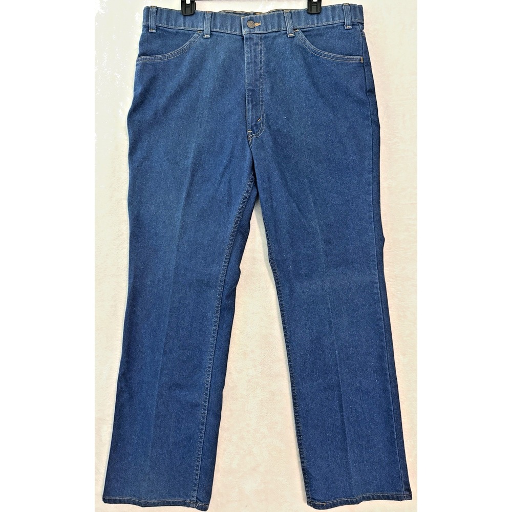 Vintage 70's Levis Jeans 38x32 (Fits 36x29) With A Skosh More Room Dark Wash USA